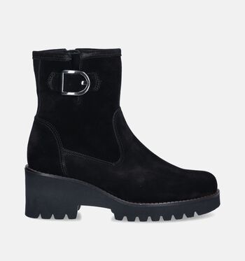 Gabor Comfort Enkellaarsjes Zwart