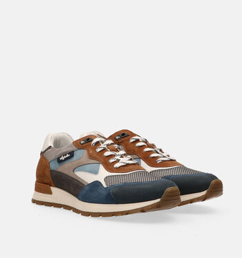 Australian Chaussures plates Beige/Cognac/Vert