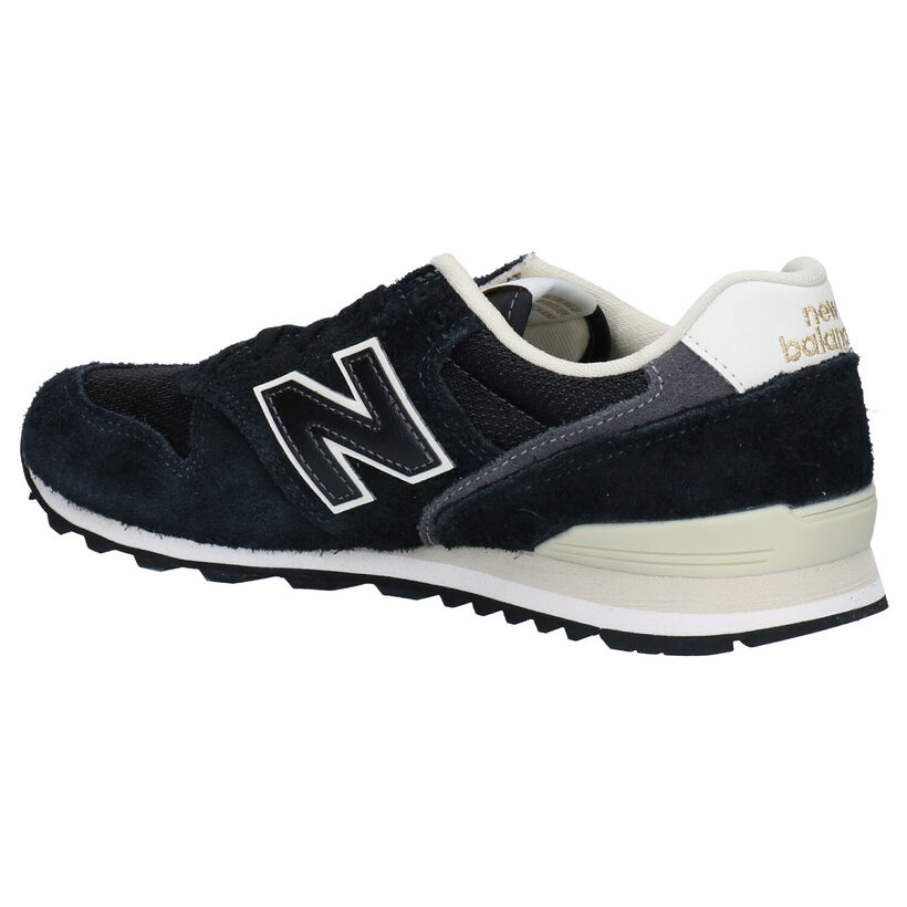 New Balance WL 996 Roze Sneakers in daim (267012)