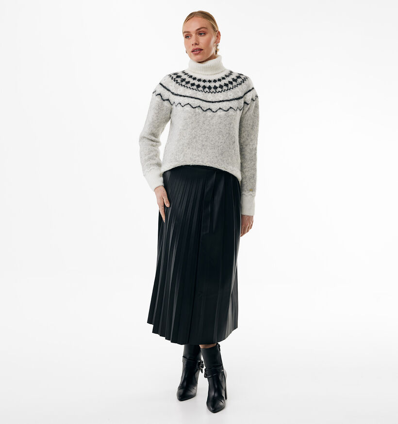 Mexx Nordic Jacquard Grijze Coltrui voor dames (380724)