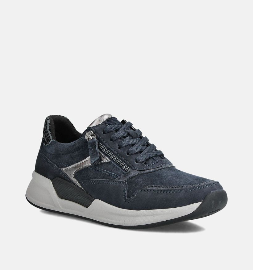 Gabor Rollingsoft Donkerblauwe Sneakers voor dames (360320) - geschikt voor steunzolen