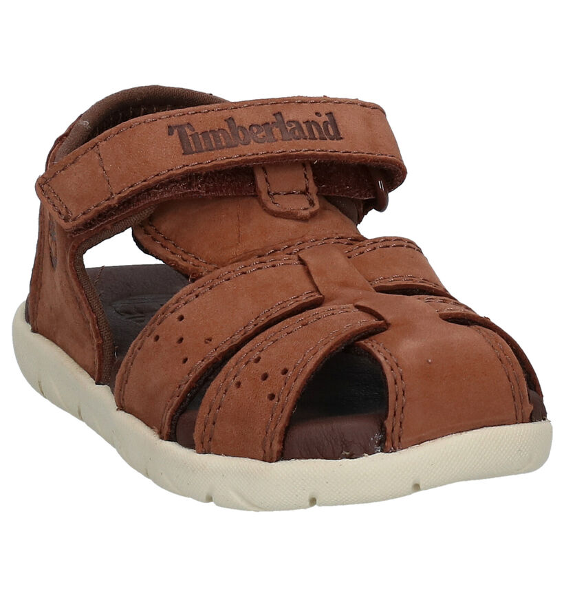 Timberland Nubble LTHR Fisherman Sandales en Marron pour garçons (305834)