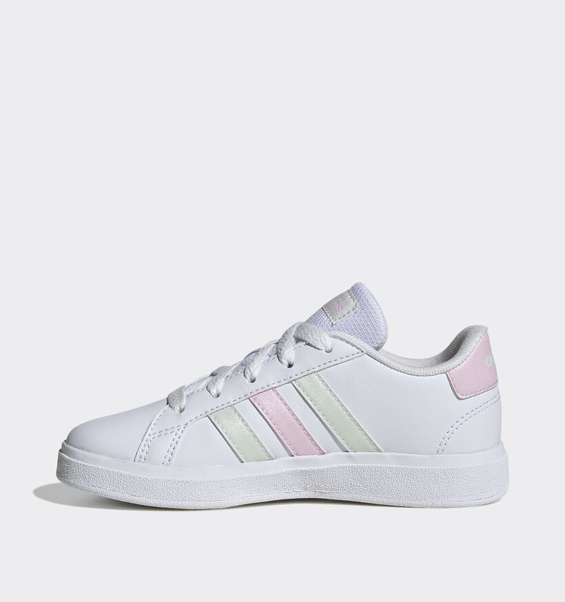 adidas Grand Court 2.0 Baskets en Blanc pour filles (350261) - pour semelles orthopédiques