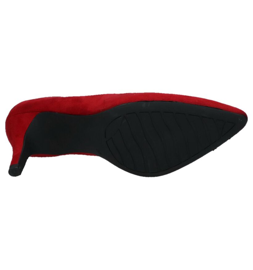 Marco Tozzi Escarpins classiques en Rouge foncé en textile (226301)