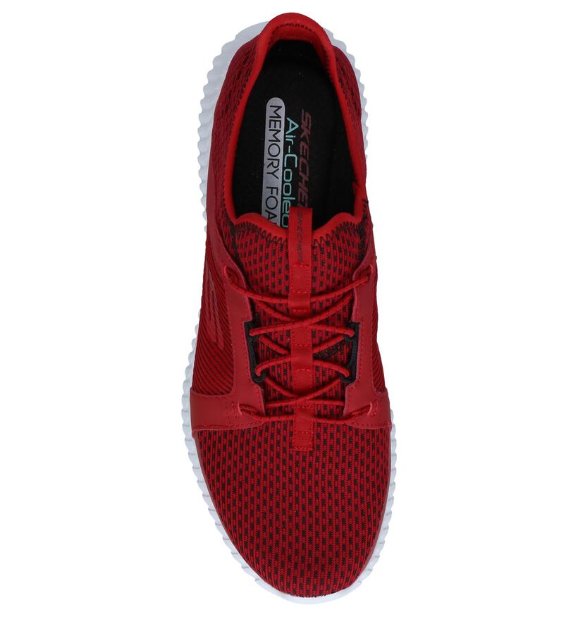 Rode Sneakers Skechers Air-Cooled in stof (247380)