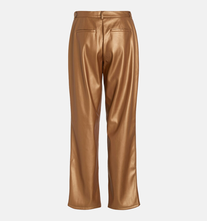 Vila Silliver Pantalon habillé en Bronse pour femmes (348745)