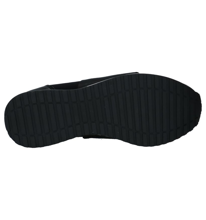 La Strada Zwarte Sneakers Gekleed in stof (229881)