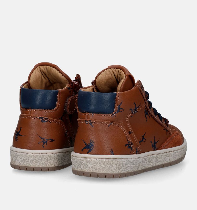 STONES and BONES Licon Bottines en Cognac pour garçons (345966) - pour semelles orthopédiques