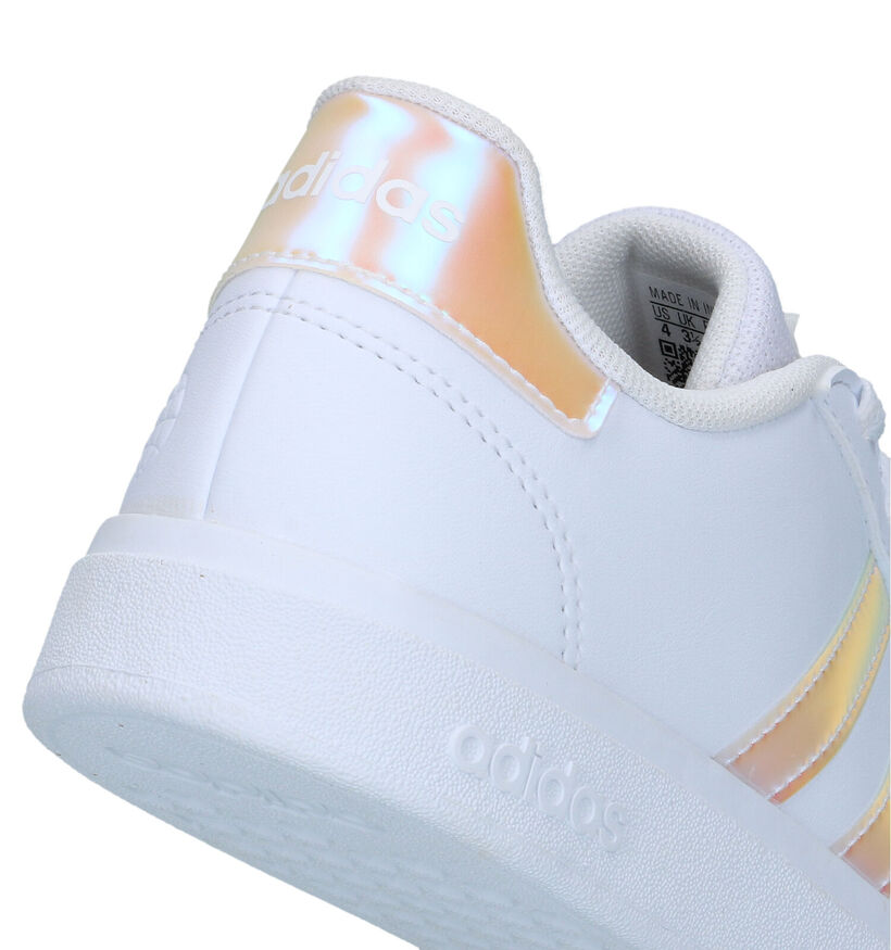 adidas Grand Court 2.0 K Witte Sneakers voor meisjes (332128)