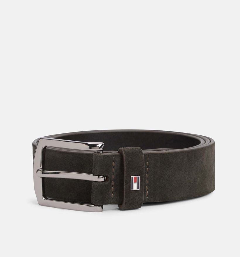 Tommy Hilfiger Denton 3.5 Suede Ceinture en Brun fonc&eacute; pour hommes (379518)