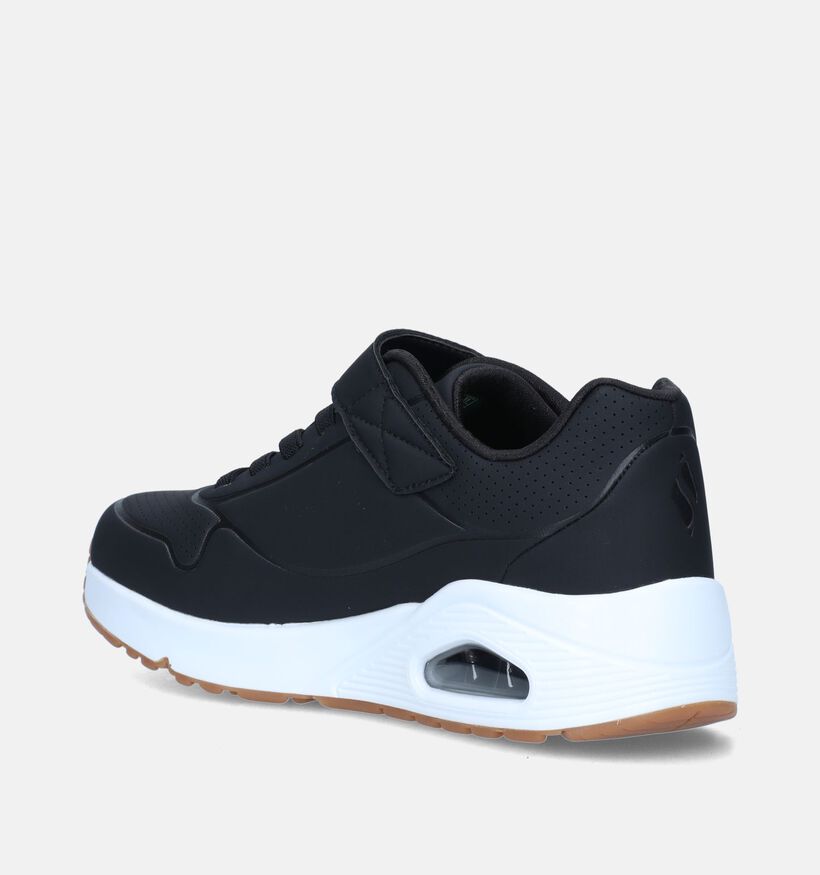 Skechers Uno Air Blitz Zwarte Sneakers voor jongens, meisjes (345235)