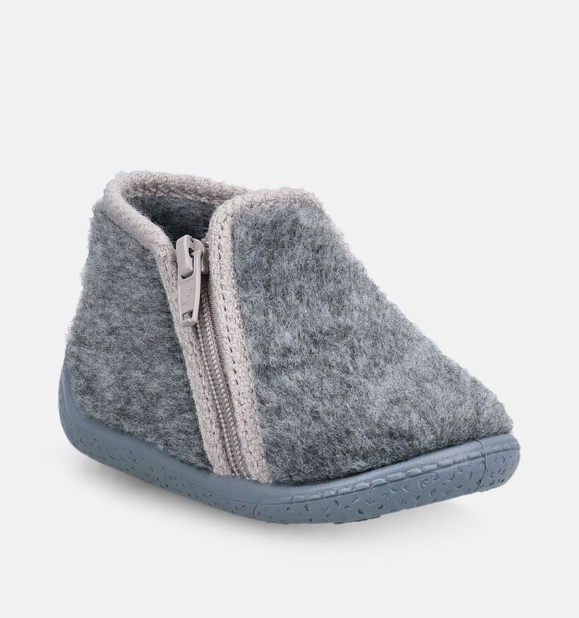 Milo & Mila Xadag Pantoufles pour b&eacute;b&eacute; en Gris pour filles, gar&ccedil;ons (381154) - pour semelles orthop&eacute;diques