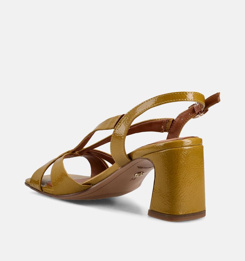 Tamaris Sandales &agrave; talons en Jaune pour femmes (371758)