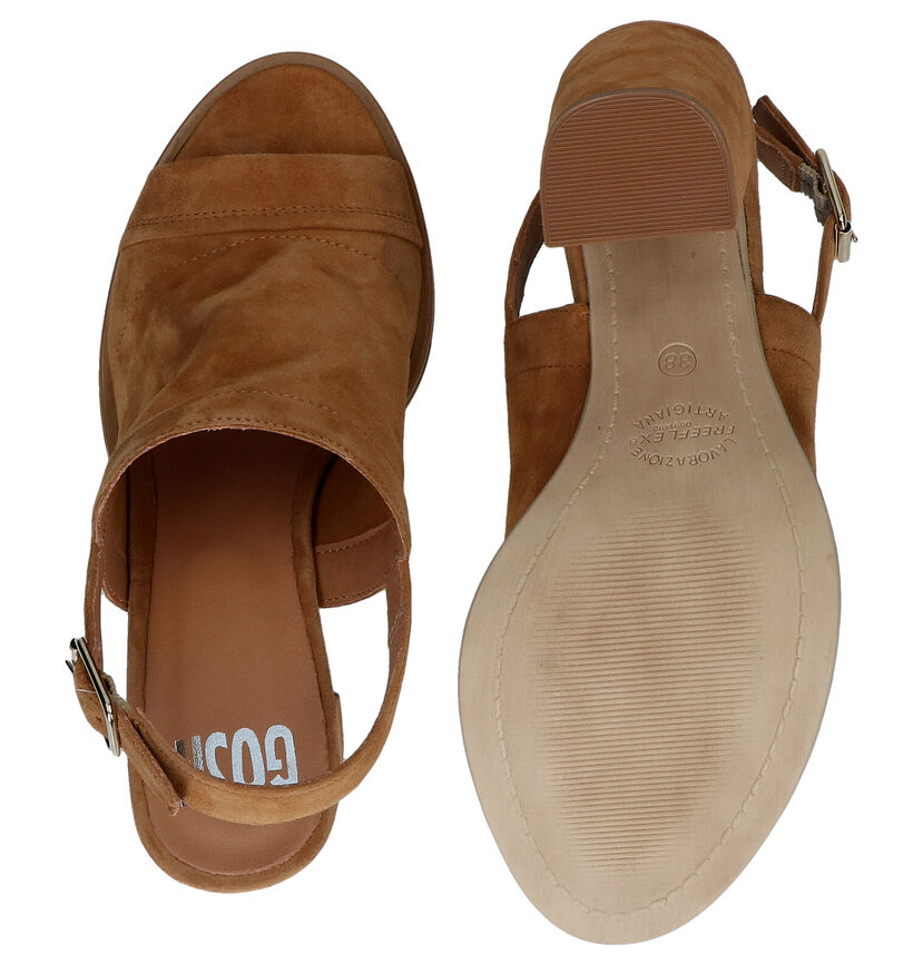 Gosh Cognac Sandalen voor dames (287440)