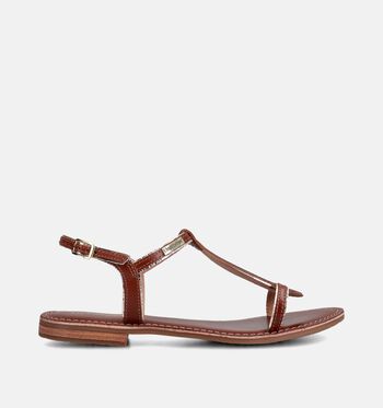 Les Tropeziennes Sandalen Zwart/Goud/Cognac