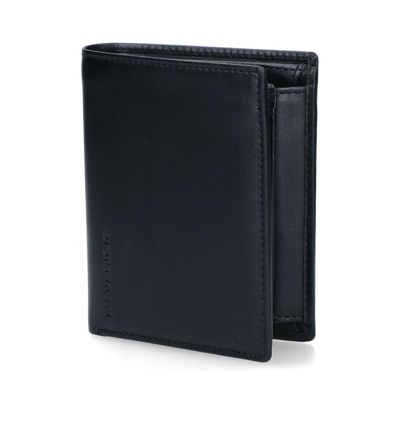 Maverick Portefeuille en Noir en cuir (318079)