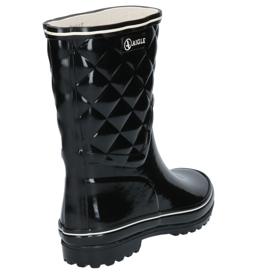 Aigle Bottes de pluie en Noir en caoutchouc (263402)