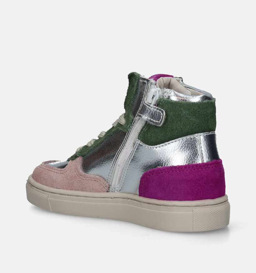 Kipling Erica Baskets hautes en Argent pour filles (349368) - pour semelles orthopédiques