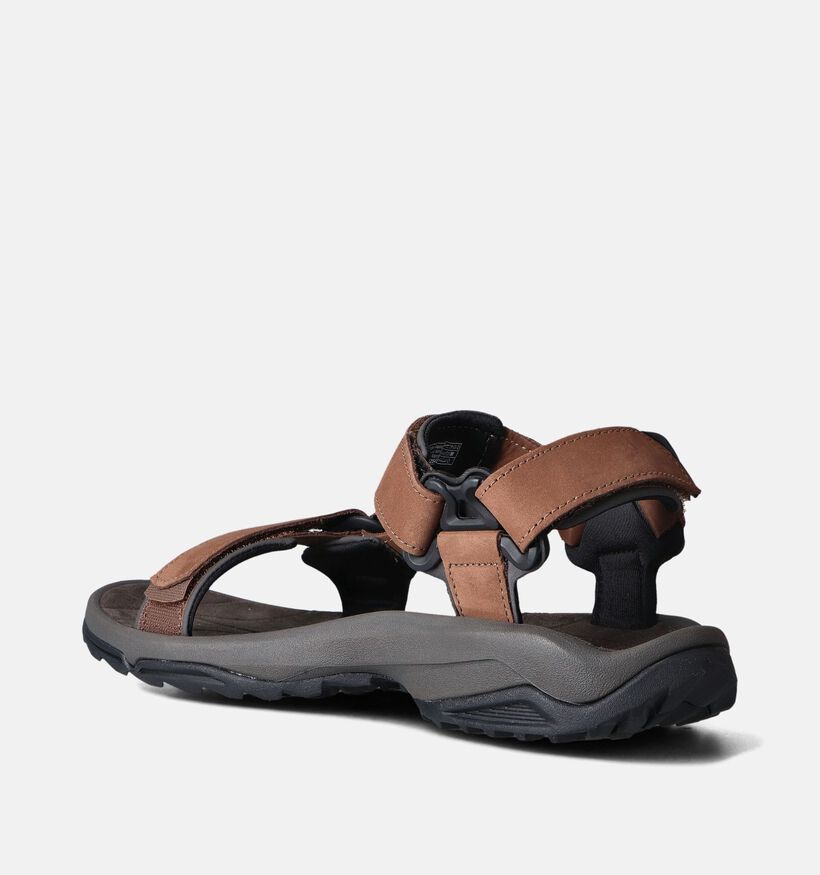 Teva Terra FI Lite Leather Sandales de marche en Cognac pour hommes (354634)