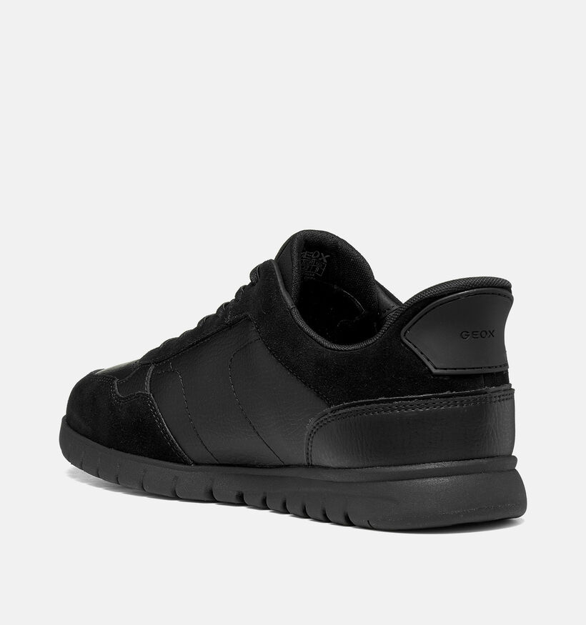 Geox Flextridezero Plus Zwarte Schoenen met Elastiek voor heren (376363) - geschikt voor steunzolen