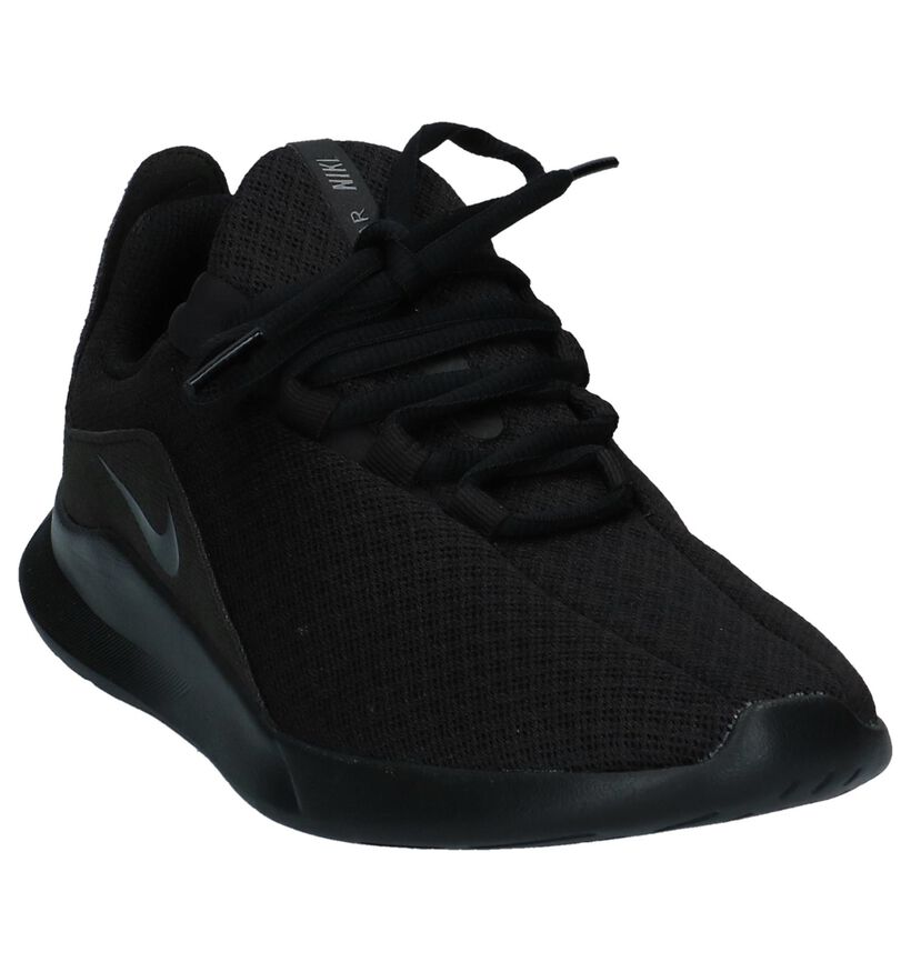 Nike Baskets basses en Noir en textile (238325)