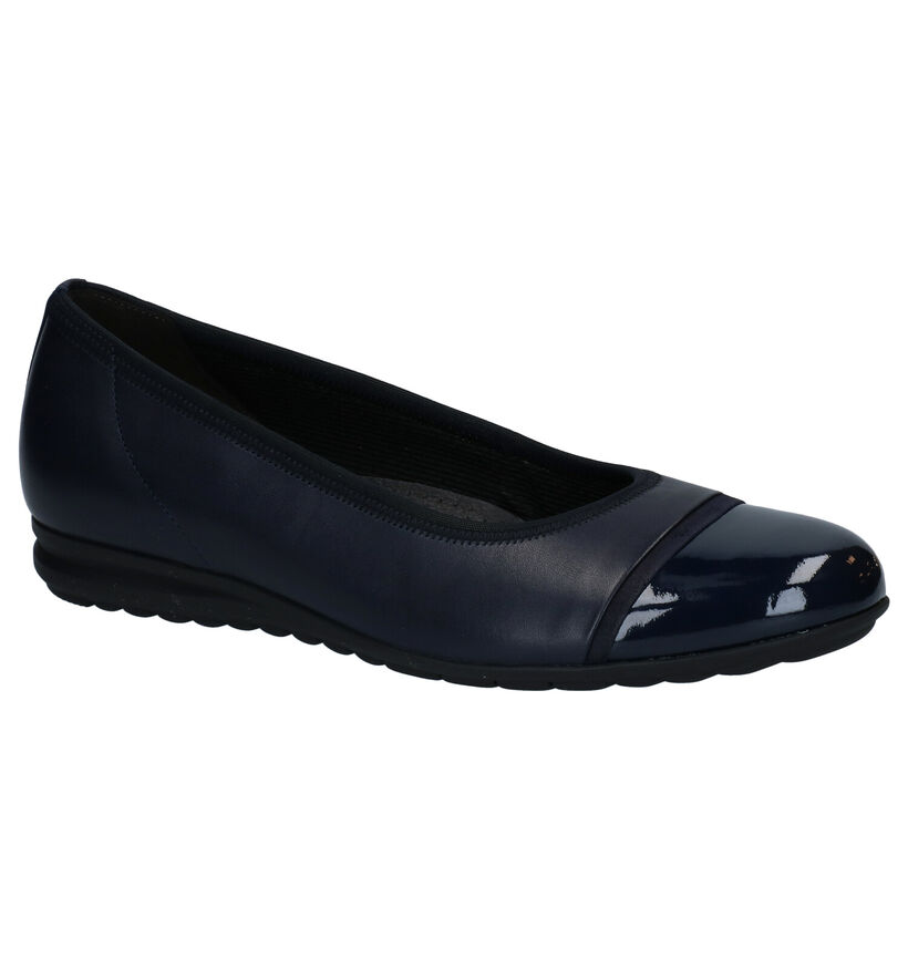 Gabor Easy Walking Ballerines en Bleu en cuir (287749)