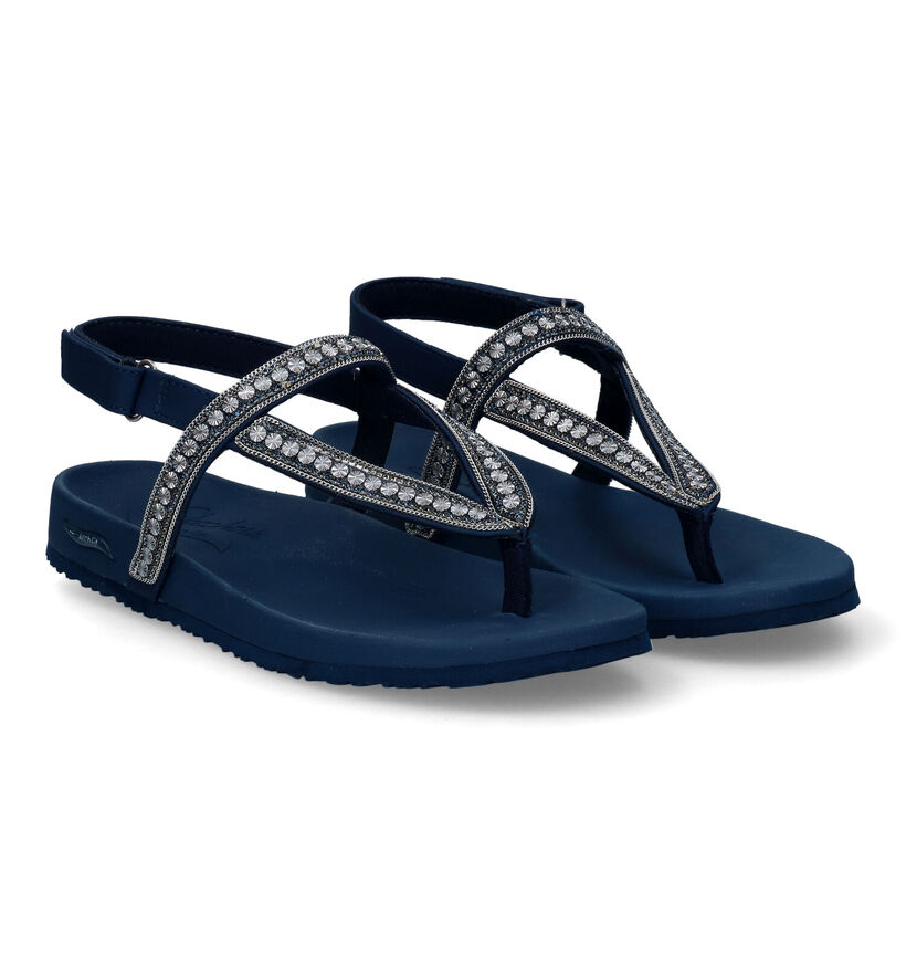 Skechers Arch Fit Meditation Zwarte Sandalen voor dames (305306)