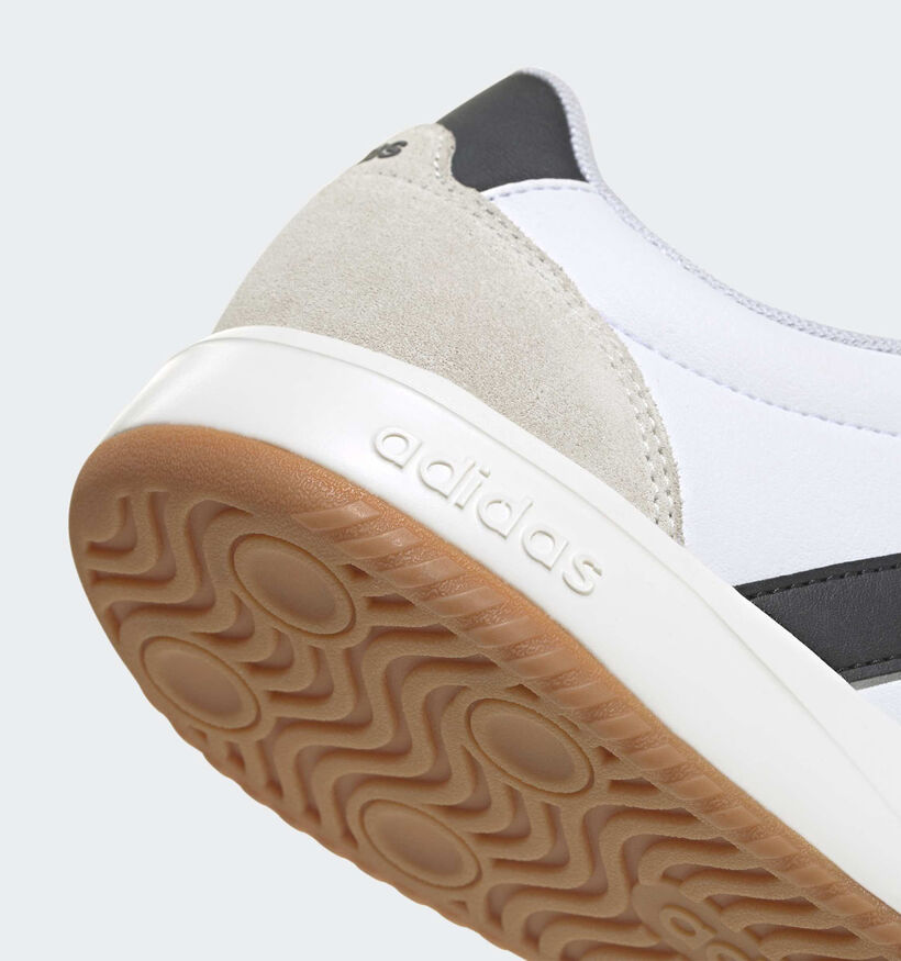 adidas VL Court FC Witte/Zwarte Sneakers voor heren (366732) - geschikt voor steunzolen