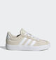 adidas VL Court 3.0 Ecru Sneakers voor meisjes, jongens (357441) - geschikt voor steunzolen