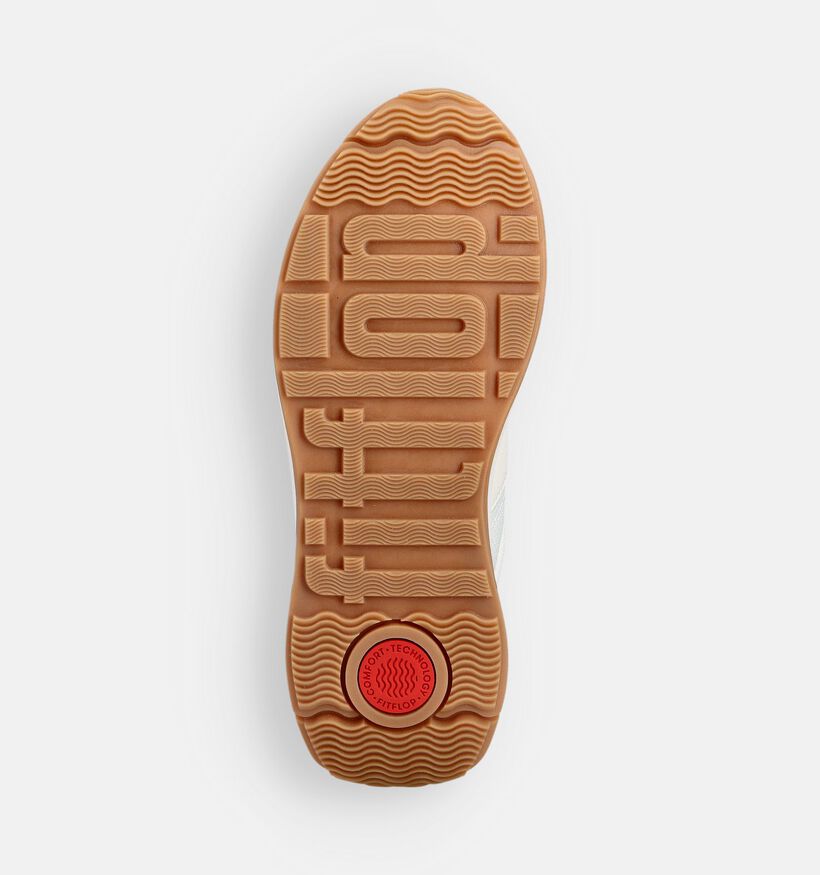 FitFlop Mode Flow Flatform Ecru Sneakers voor dames (361452) - geschikt voor steunzolen