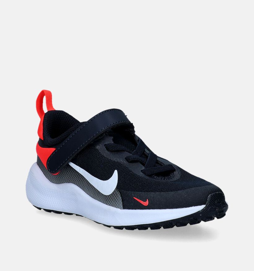 Nike Revolution 7 Zwarte Sneakers voor jongens, meisjes (334905)