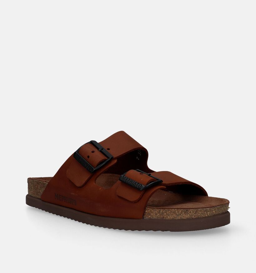 Mephisto Nerio Scratch Bruine Slippers voor heren (355187)
