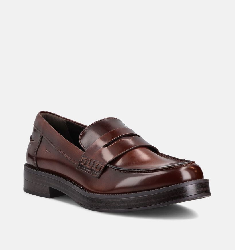 Tamaris Donkerbruine Loafers voor dames (375533)