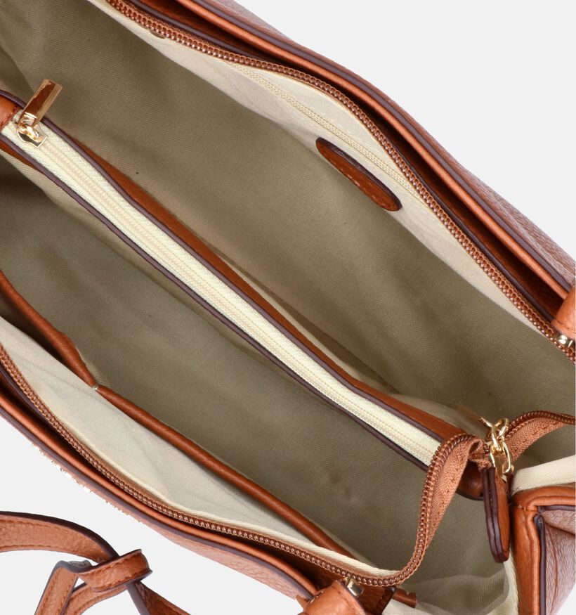 Laurent David Nos 002 Sac à bandoulière en Cognac pour femmes (349805)