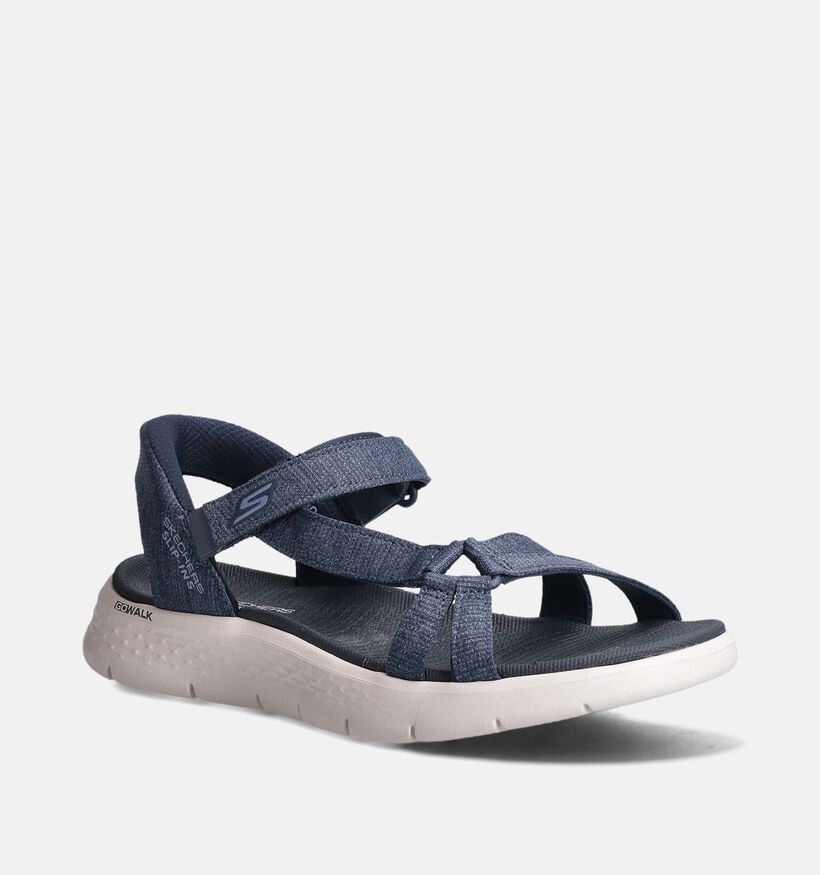 Skechers Go Walk Flex Illuminate Sandales en Bleu pour femmes (366570)
