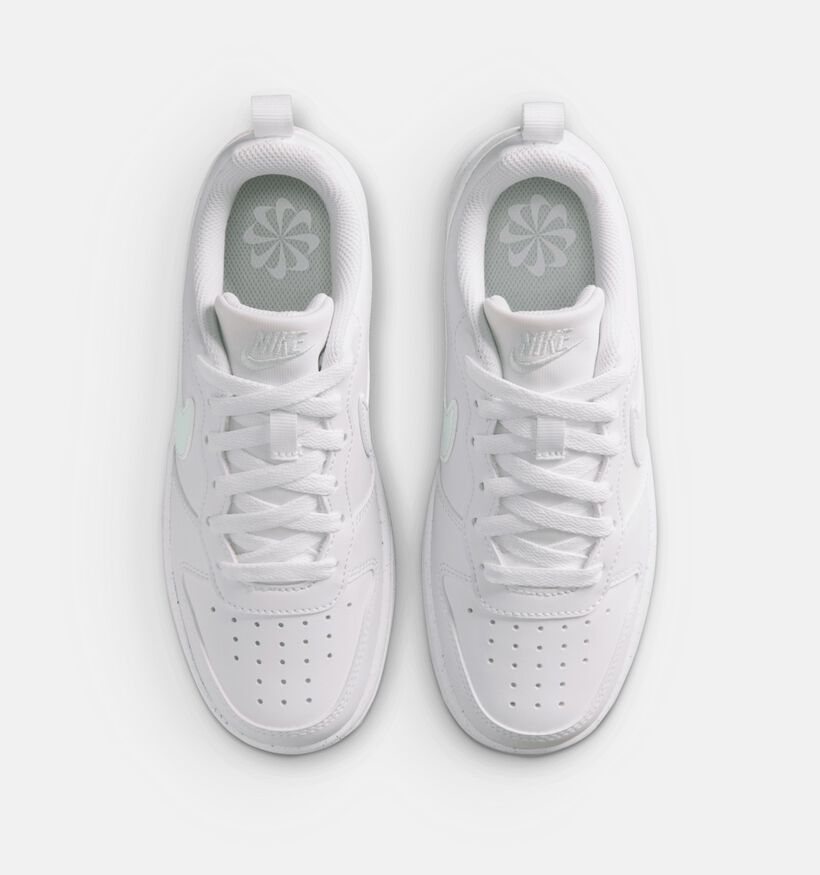 Nike Court Borough Low Witte Sneakers voor meisjes (373420) - geschikt voor steunzolen