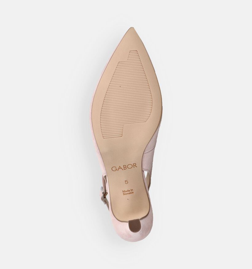 Gabor Escarpins slingback en Rose pour femmes (371909)