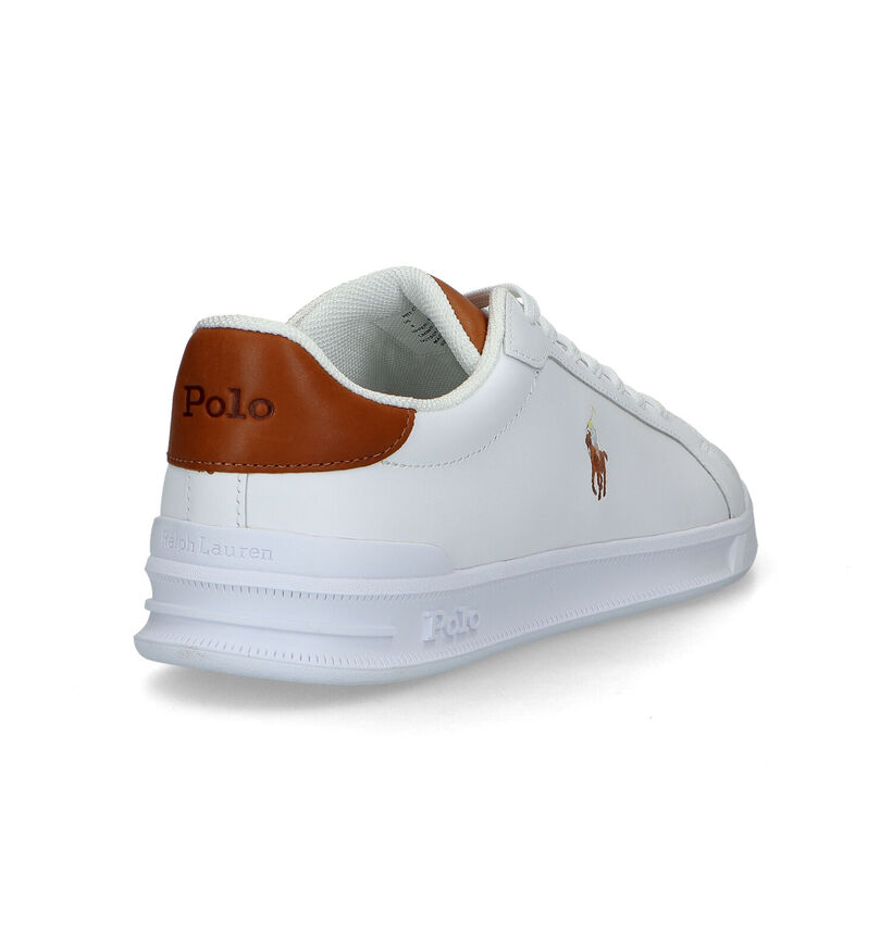 Polo Ralph Lauren HRT Court Witte Veterschoenen voor heren (336796)