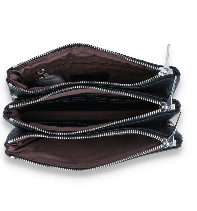 Matt & Nat Triplet Sac porté croisé en Noir en simili cuir (327640)