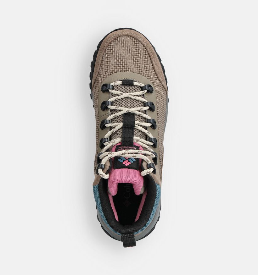 Columbia Burnsider Waterproof Chaussures de randonnée en Beige pour femmes (359531) - pour semelles orthopédiques