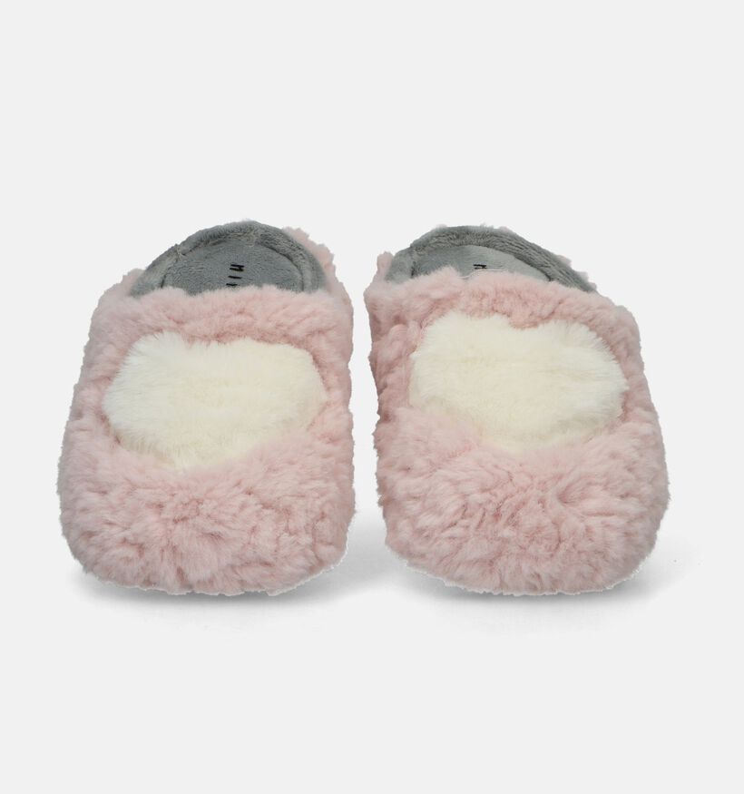 Milo & Mila Roze Teddy Pantoffels voor meisjes (332301)