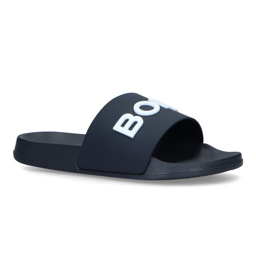 Björn Borg Knox Mld Blauwe Badslippers voor jongens (320687)