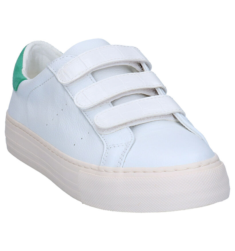 No Name Arcade Straps Witte Sneakers in kunstleer (290004)