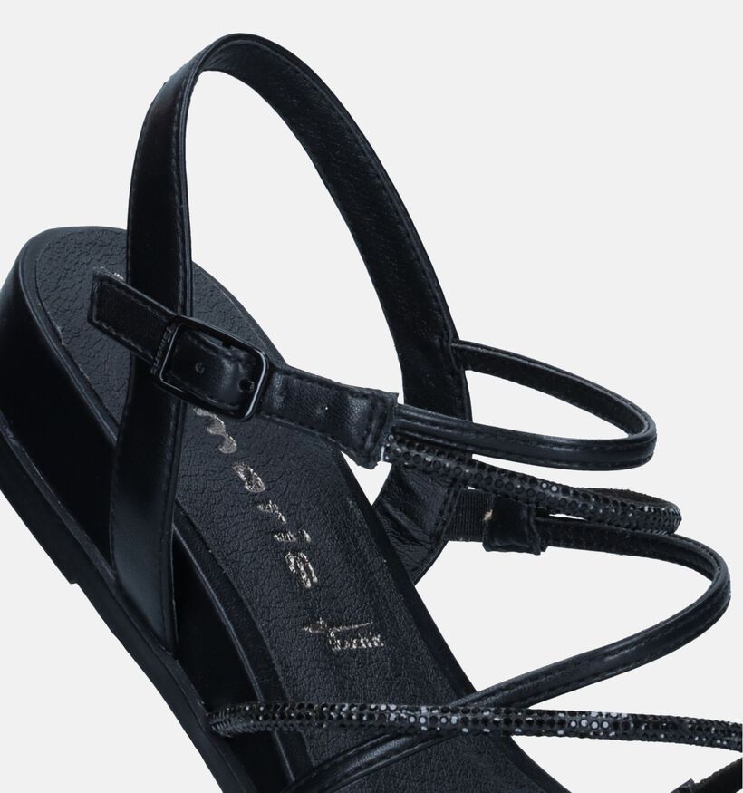 Tamaris Zwarte Sandalen Met Sleehak voor dames (338250)