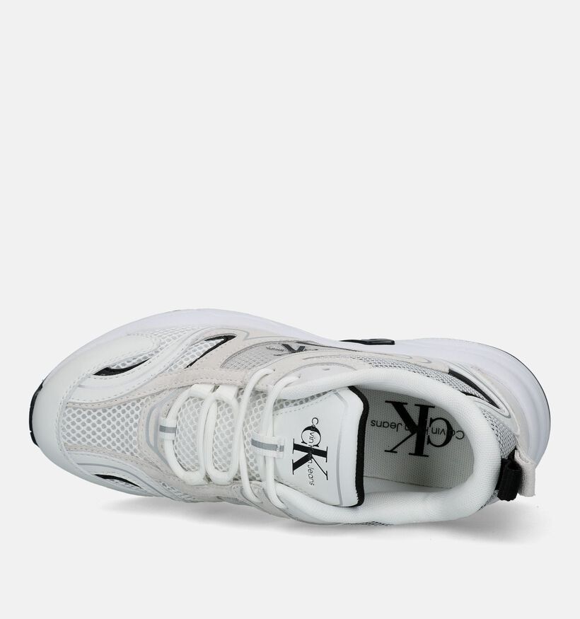 Calvin Klein Retro Tennis Witte Sneakers voor dames (326391) - geschikt voor steunzolen