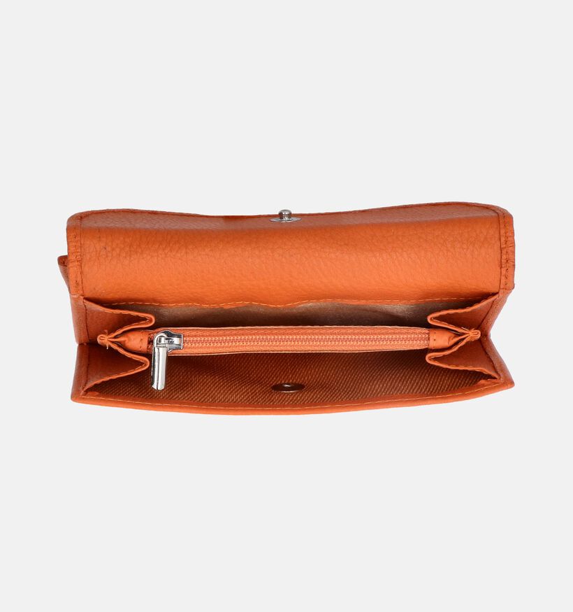 Crinkles Oranje Overslagportemonnee voor dames (358512)