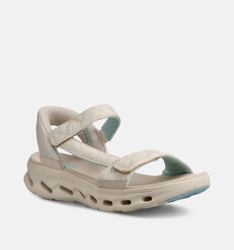 Skechers Go Walk Glide-Step Witte Sandalen voor dames (371247)