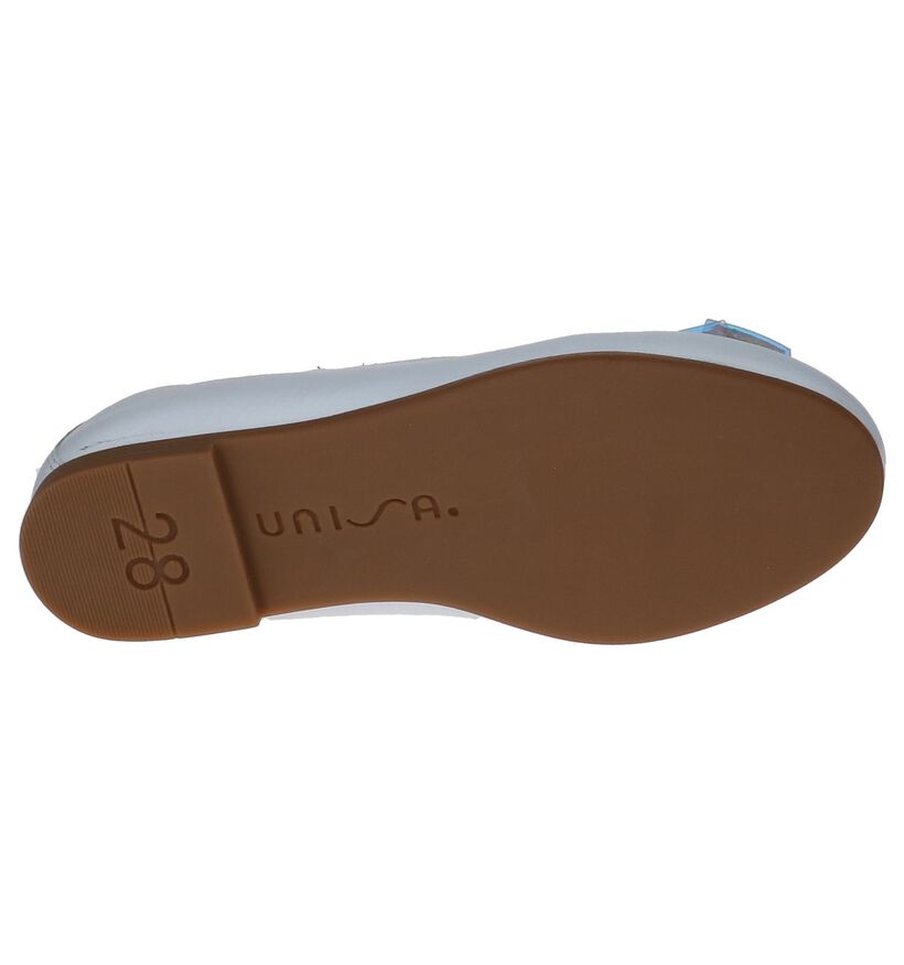 Unisa Ballerines en Blanc en cuir (246872)