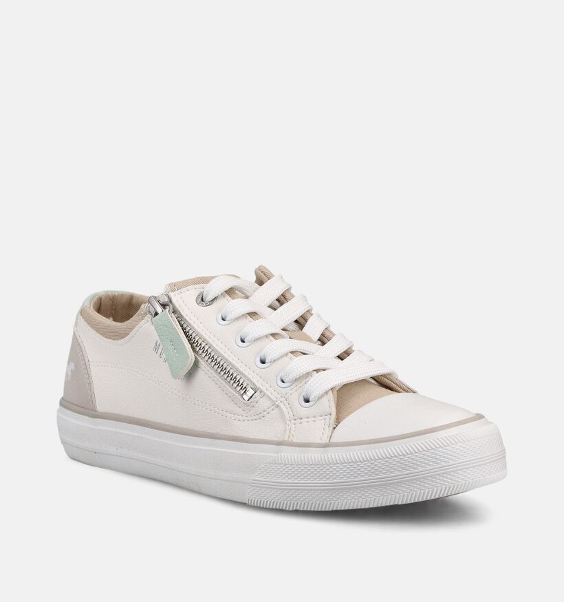 Mustang Witte Rits-Veterschoenen voor dames (372106)