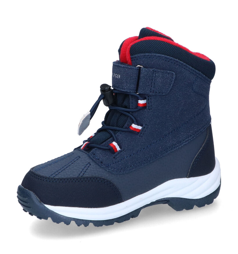 Tommy Hilfiger Bottes de neige en Bleu foncé en simili cuir (295415)